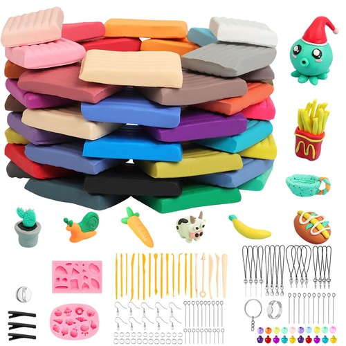 Polymer clay set - polymer, 54