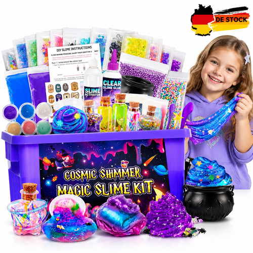 Diy galaxy slime kit schleim - slime,
