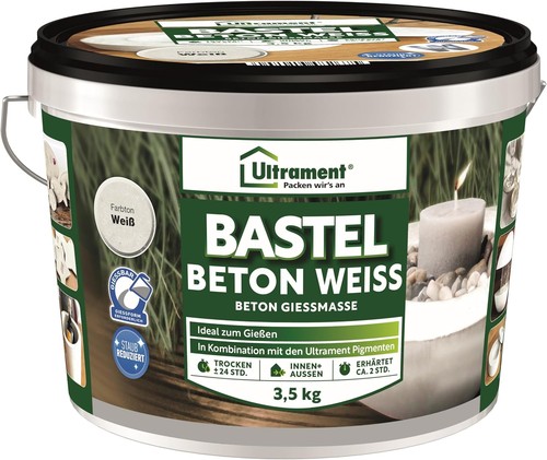 Ultrament bastel beton weiß - bastel,